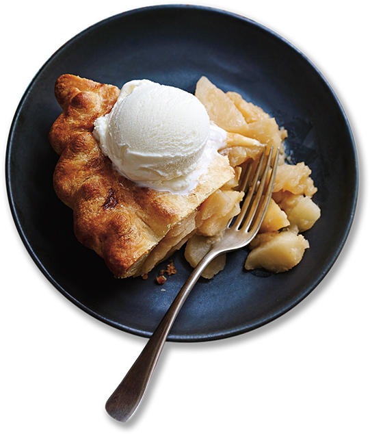 Apple Pie - Ice Cream (556x650), Png Download