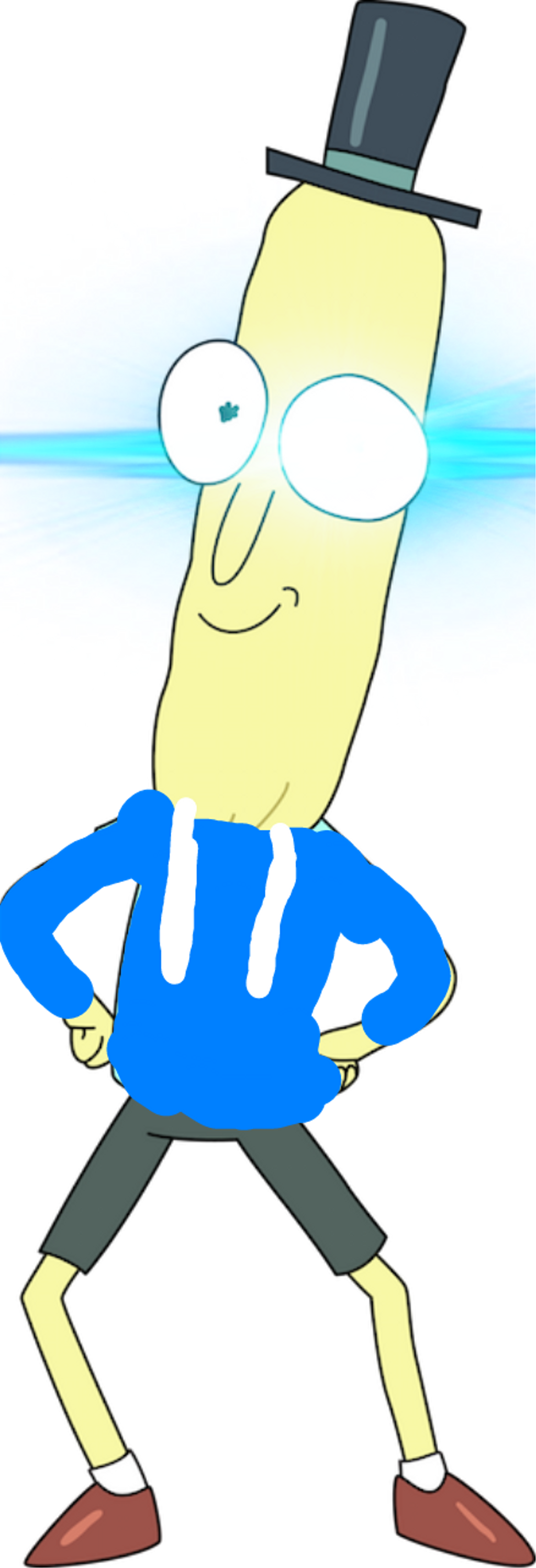 Report Abuse - Mr Poopybutthole Rick And Morty (1024x2993), Png Download
