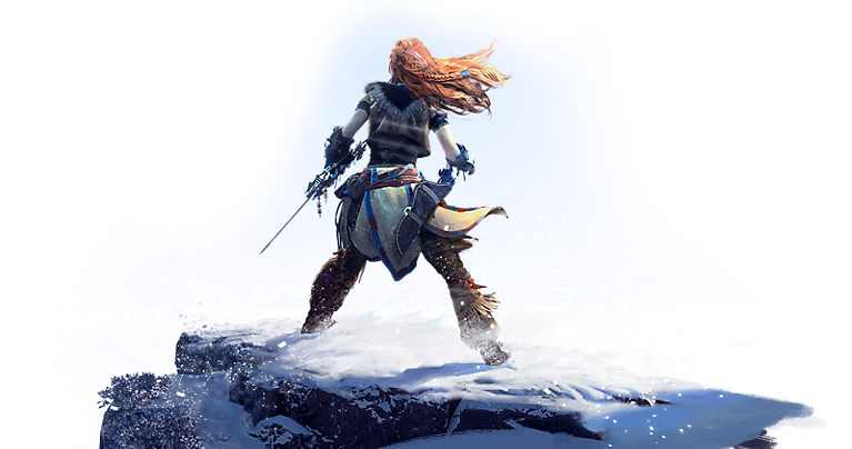 Análisis Frozen Wilds - Horizon Zero Dawn Art (767x404), Png Download