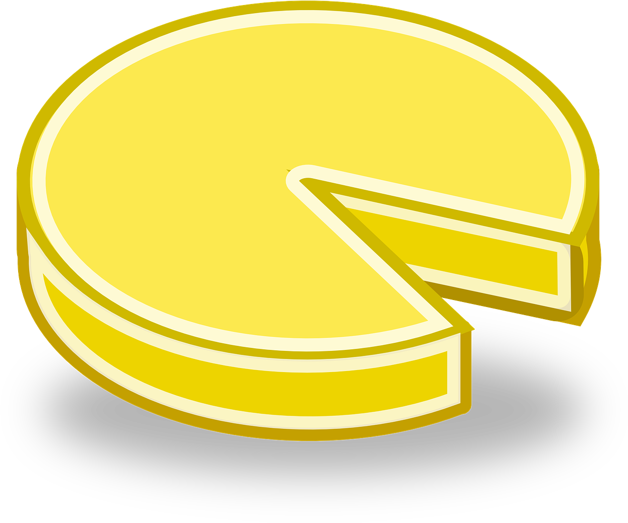 Vector Graphics,free Pictures, Free - Cheese Wheel (1280x1042), Png Download