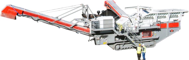 Giporec 170 C/fdr Impact Crusher - Crane (800x500), Png Download