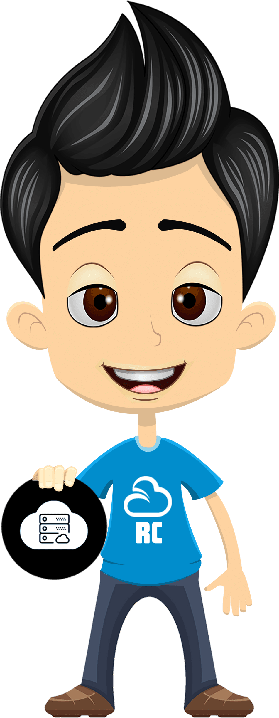 Super Fast Cloud Ssd Hosting For High Performance Websites - Cartoon (1187x2468), Png Download