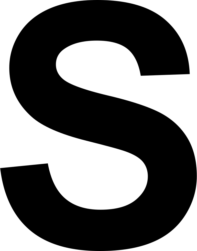Png File Svg - Letra S En Arial (770x980), Png Download