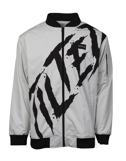 Tilted Jacket Bomber Jacket - Casual Dress (650x650), Png Download