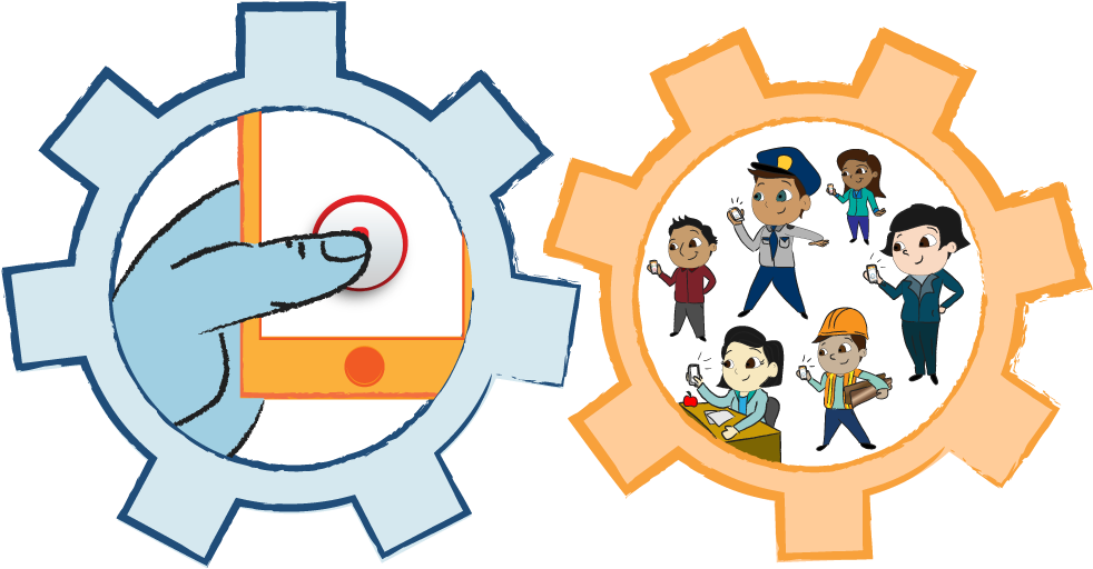 Engage Push To Talk With One Touch To Initiate Instant (1000x525), Png Download