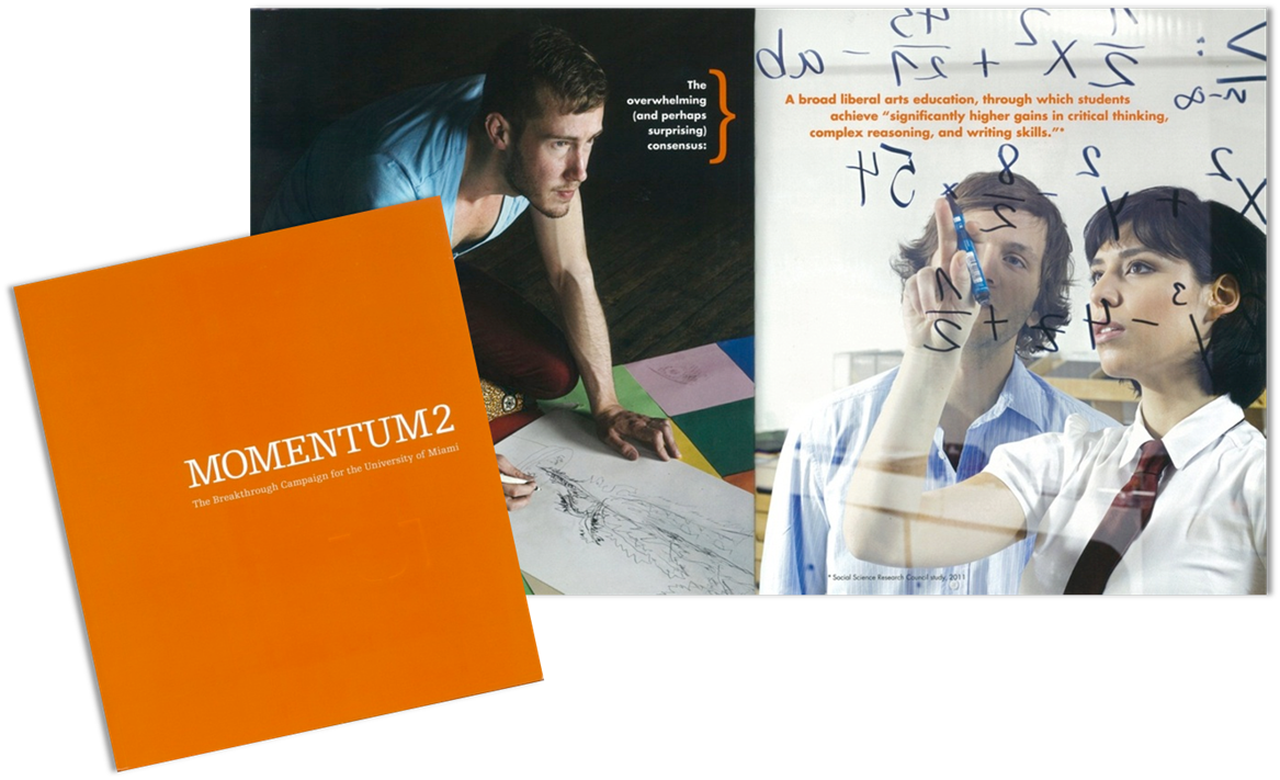 Brochure For The University Of Miami Created By Lipman - Document (1167x711), Png Download