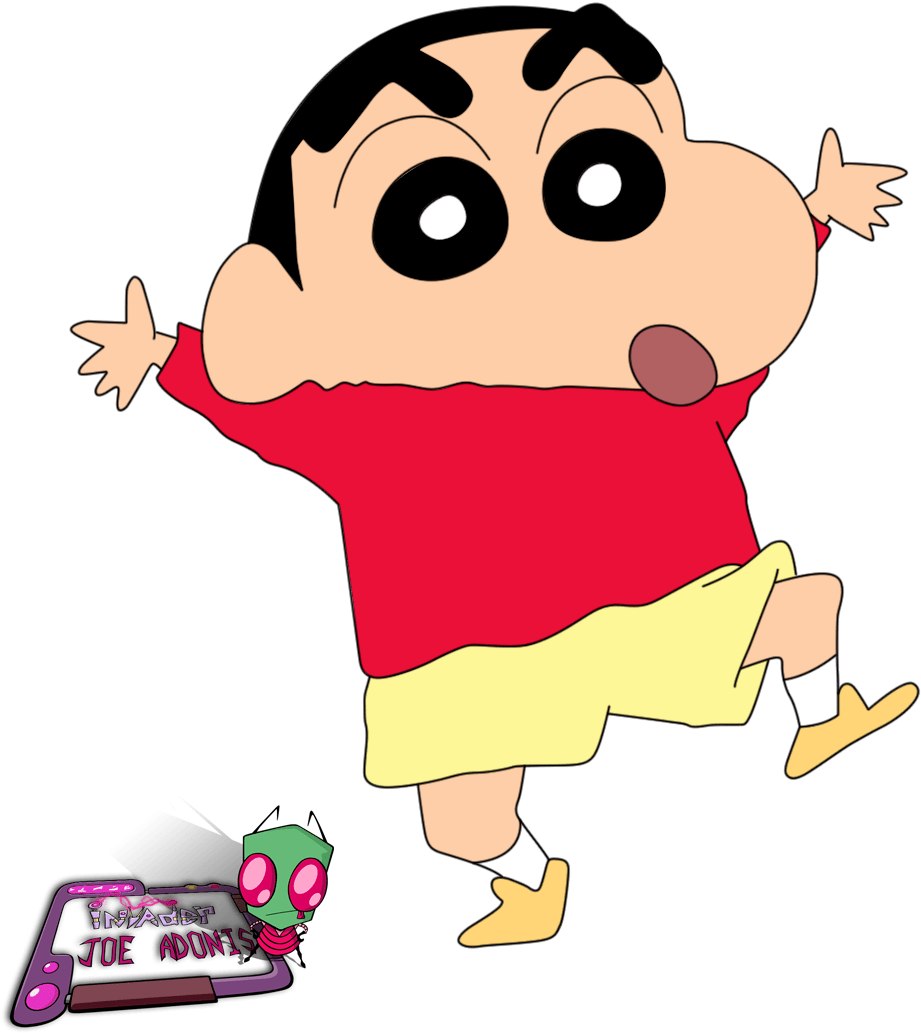 Google Cutey Crayon - Shin Chan Cute Drawing (1000x1090), Png Download
