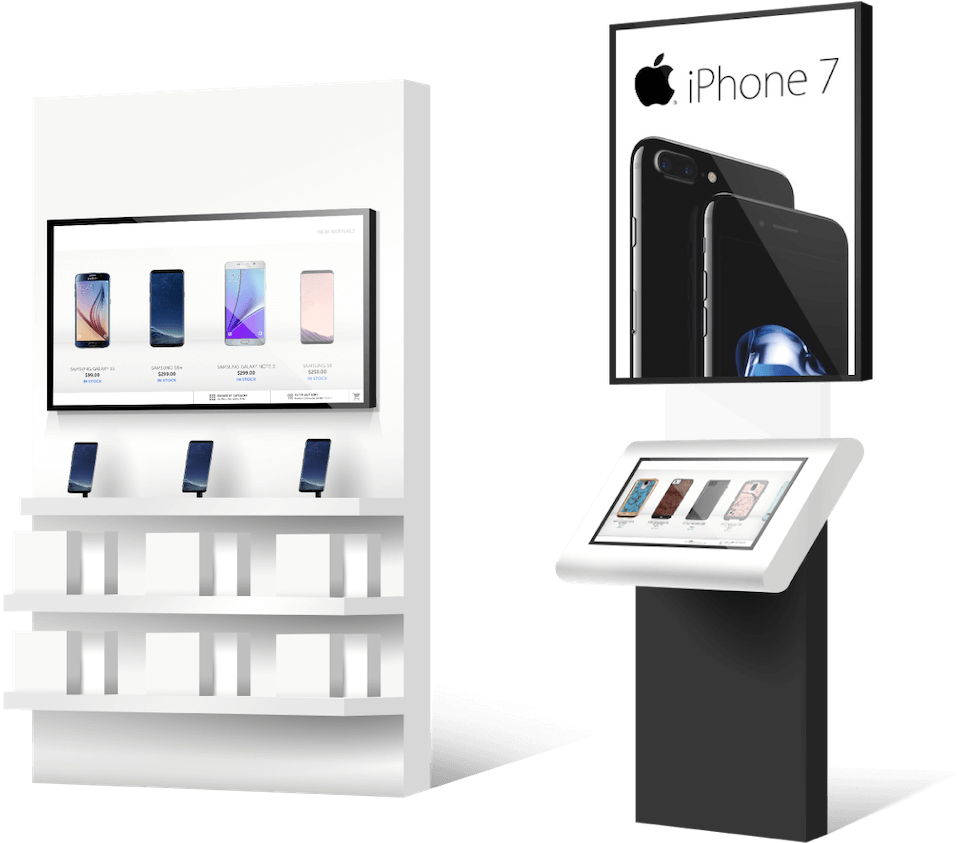 Endless Aisle Dropship - Shelf (1000x885), Png Download