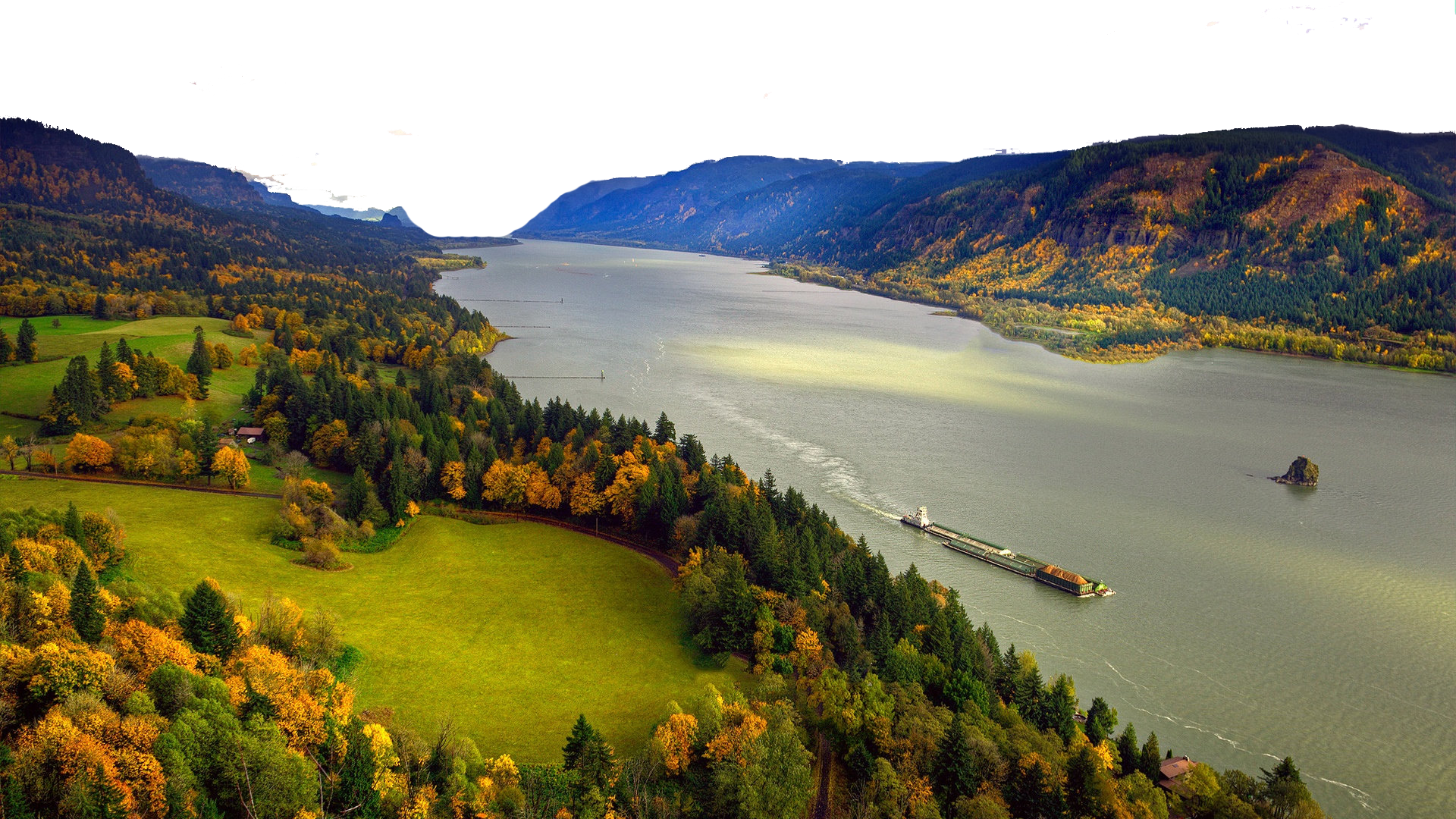 Columbia River Gorge (1920x1080), Png Download