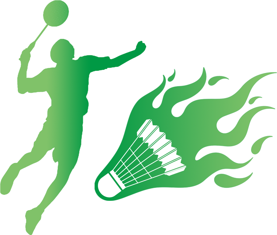 Badminton Clipart Border - Badminton Logo Png (1177x1107), Png Download