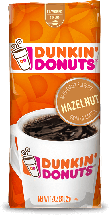 Hazelnut Coffee Hazelnut Coffee - Dunkin Donuts Ground Coffee (960x960), Png Download