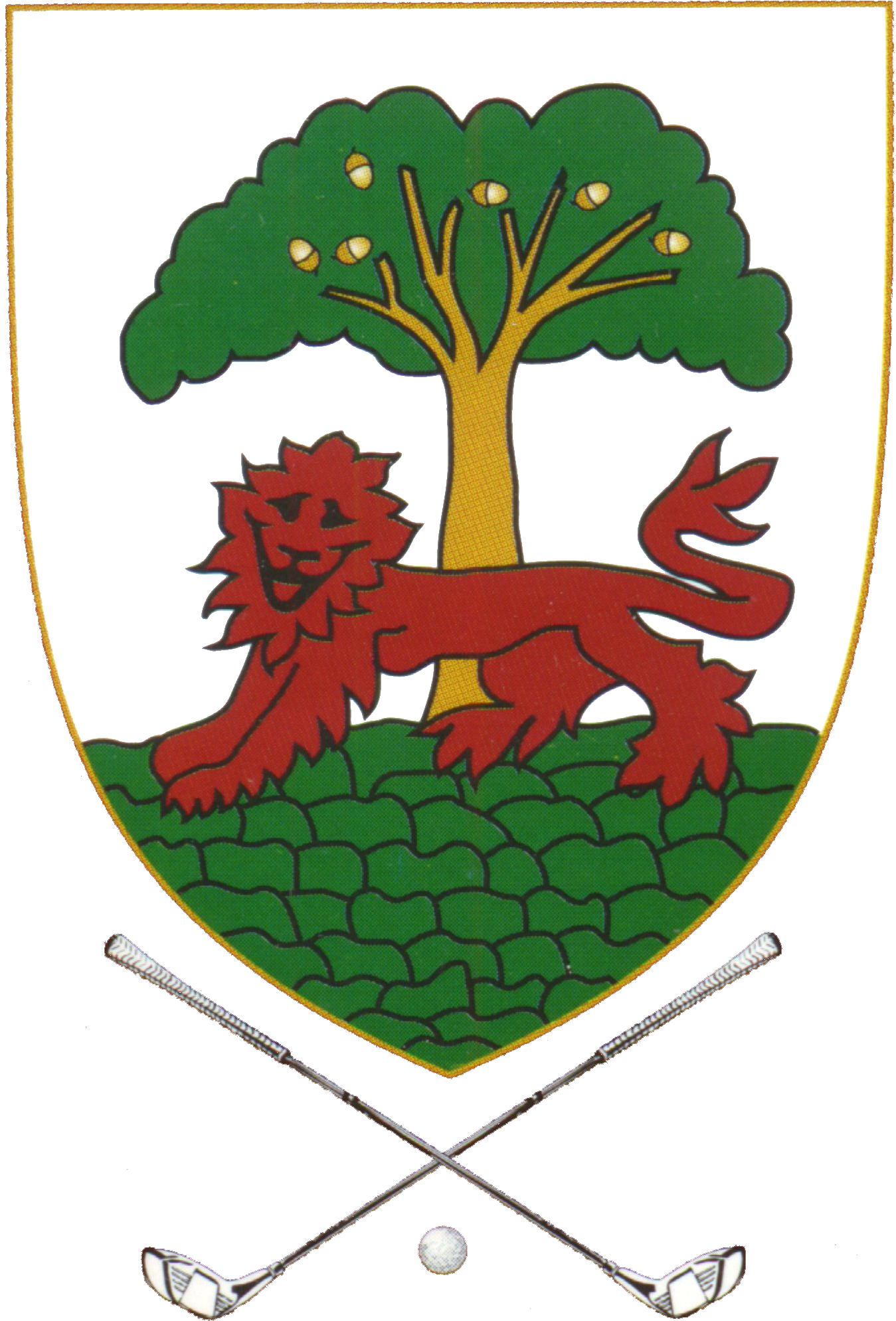 Golf Club Png - Emblem (1350x2010), Png Download