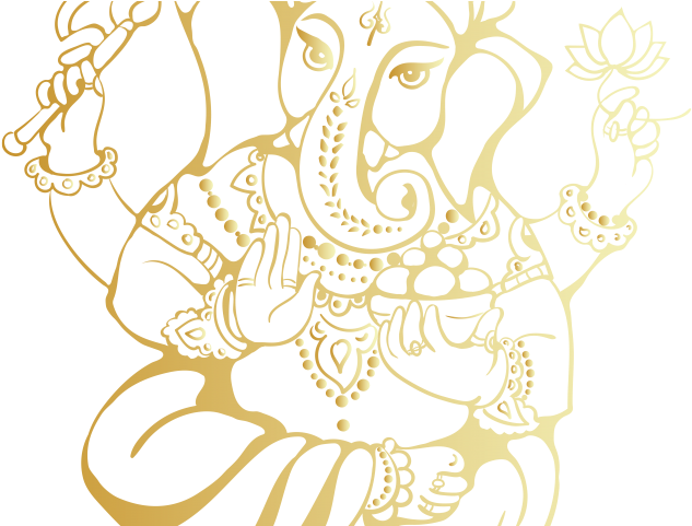 Eye Clipart Ganpati - Lord Ganesha Drawing Big (640x480), Png Download