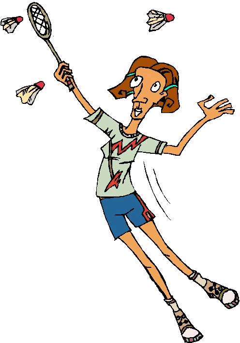 Badminton Player Art Best Badminton Players - Badminton (496x707), Png Download