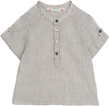 Emilio Boys' Shirt Ocean Black - Blouse (600x600), Png Download