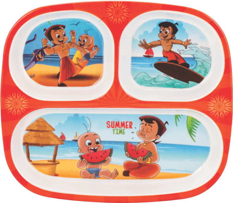 Chota Bheem - Surfing (1024x683), Png Download