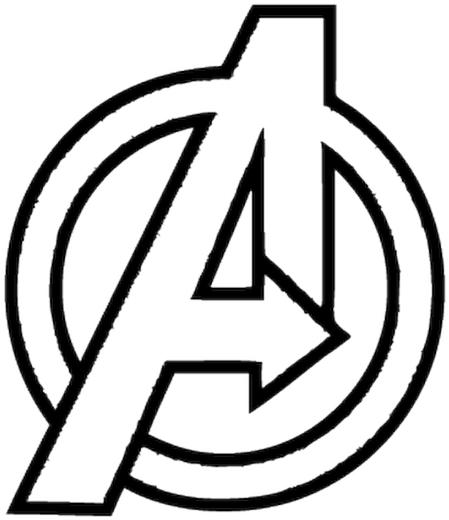 18573 Avengers Vetement Logo - Avengers Logo White Png (800x800), Png Download