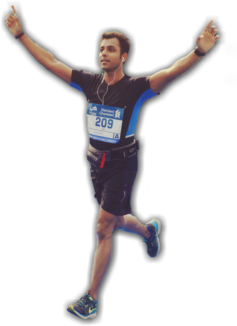 Raahil Modi Is A Mumbai-based Marathoner Focused On - Ultramarathon (1002x1394), Png Download