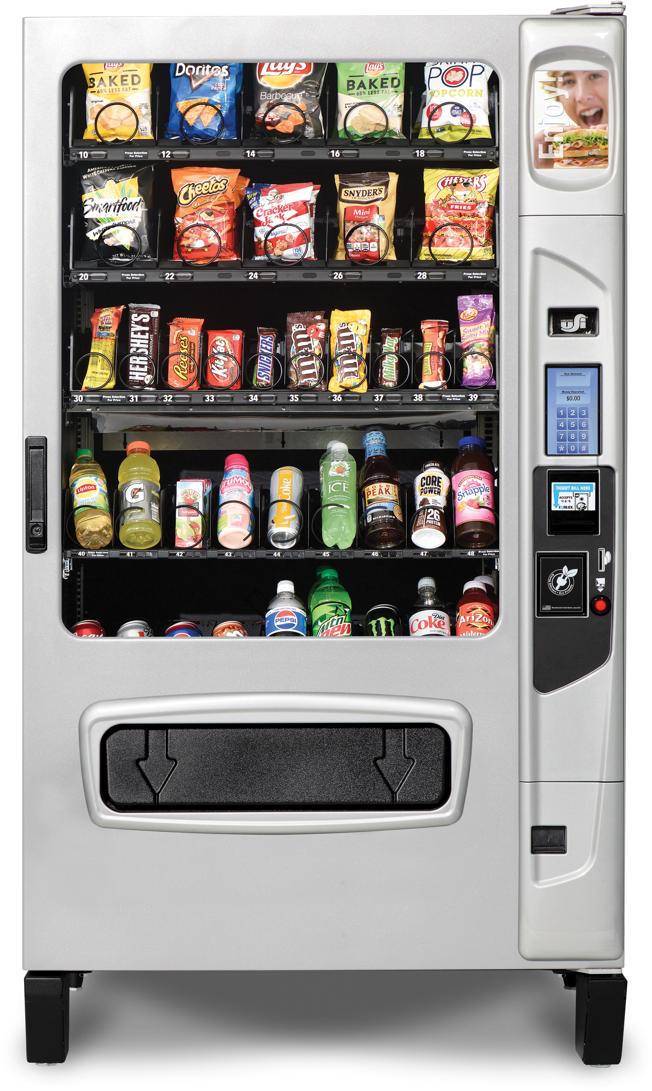 Alpine Vt5000 - Vending Machine Food (1800x2400), Png Download