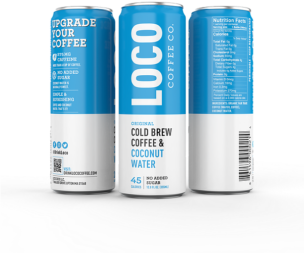 Loco Coffee Has Two Simple Ingredients, Cold Brew Coffee - Loco Coffee Co (600x600), Png Download