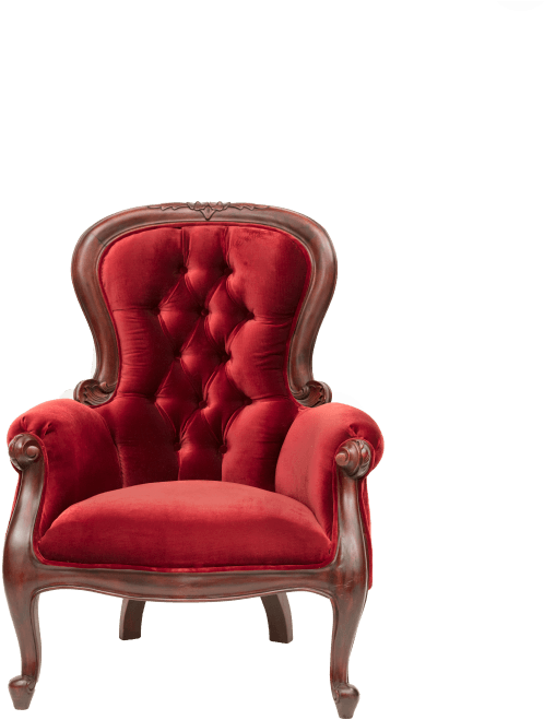 Ruby Velvet Royal Pair Chairs - Club Chair (800x800), Png Download