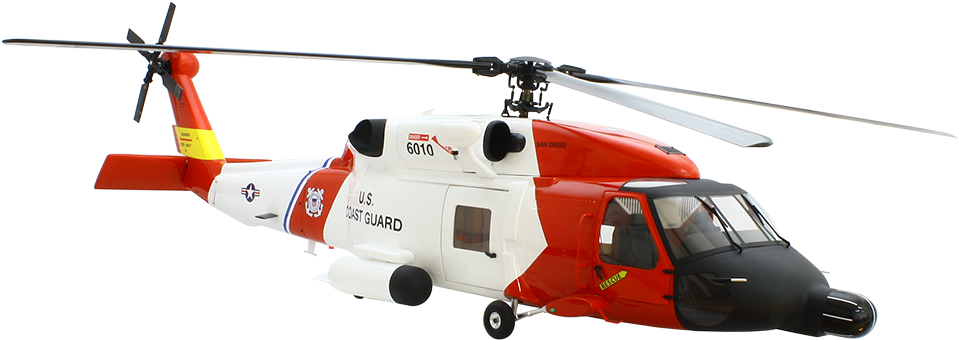 Jh700-7 - Coast Guard Helicopter Transparent (1000x431), Png Download