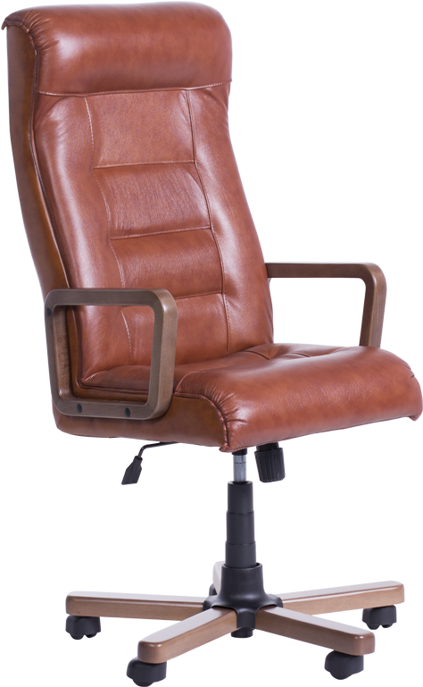 President Chair Royal Wood - Chair (800x800), Png Download