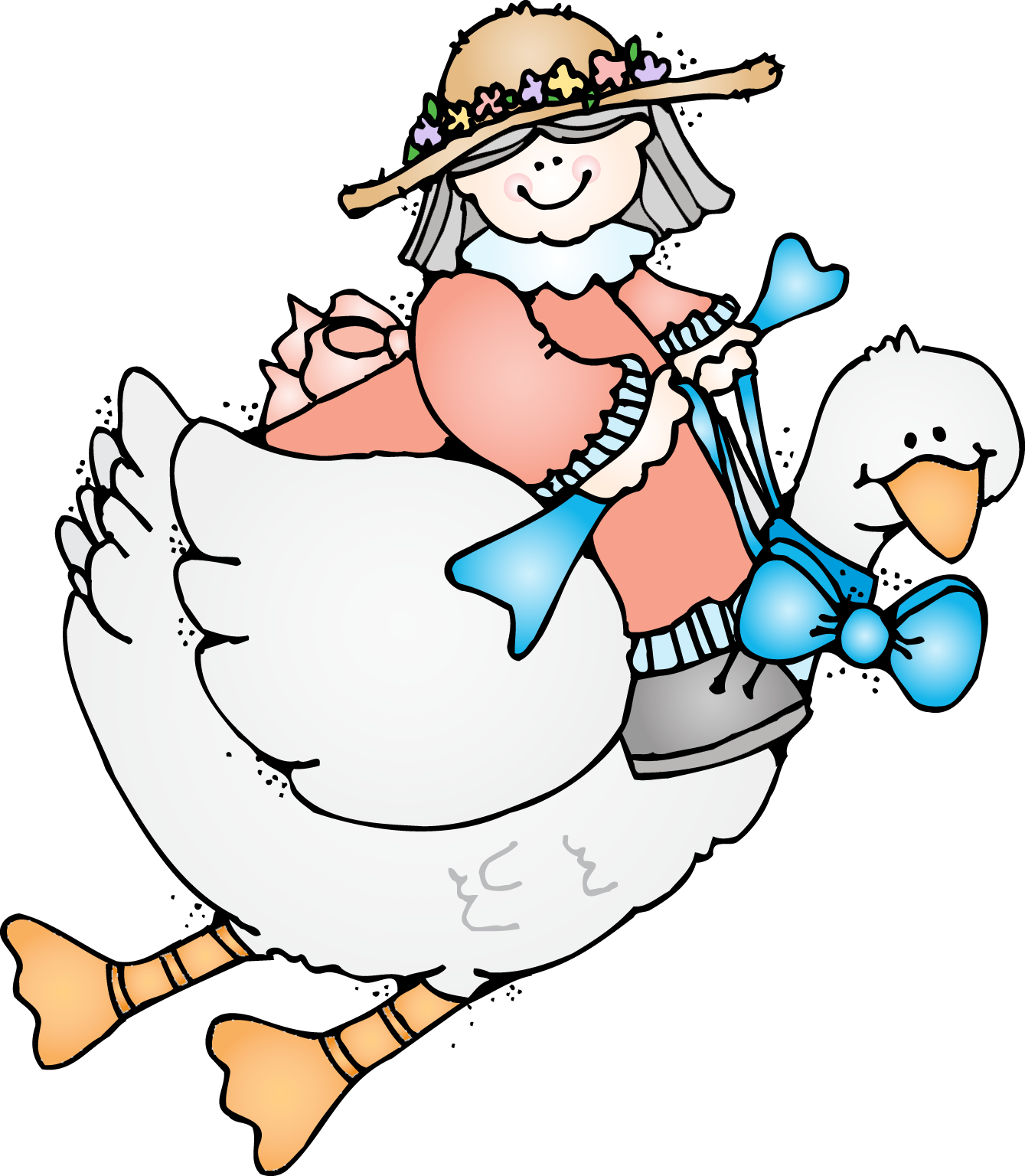 Mother Goose Humpty Dumpty Clip Art - Mother Goose Clip Art Free (1339x1536), Png Download