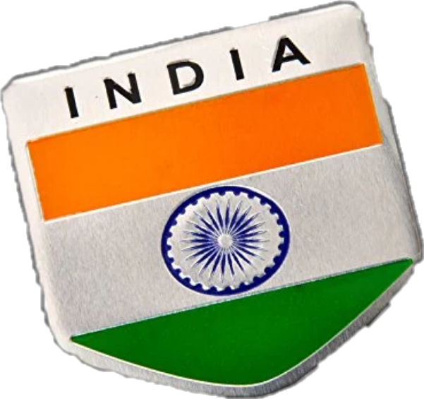 4)indian Flag Batch Png - India Flag (601x565), Png Download