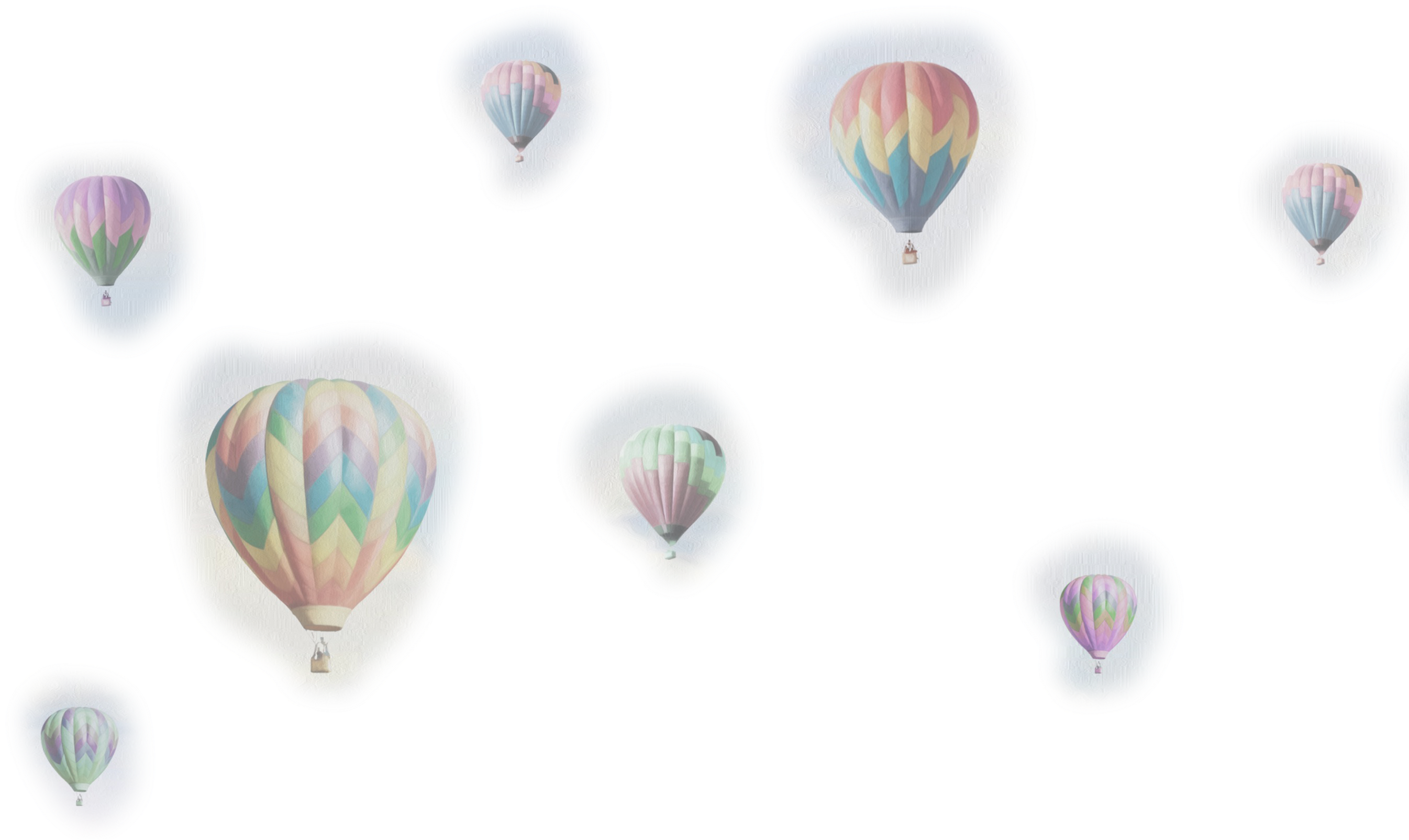“not Fade Away” - Hot Air Balloon (2807x1648), Png Download