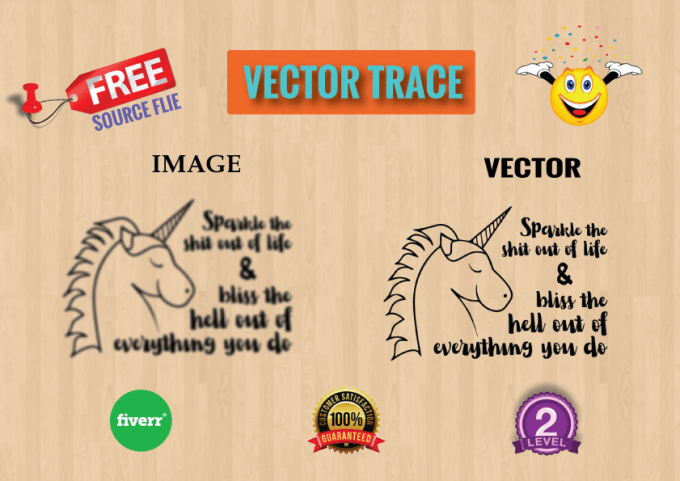 I Will Vector Trace Your Logo Or Image Within 6 Hours - Fiverr Level 2 (680x481), Png Download
