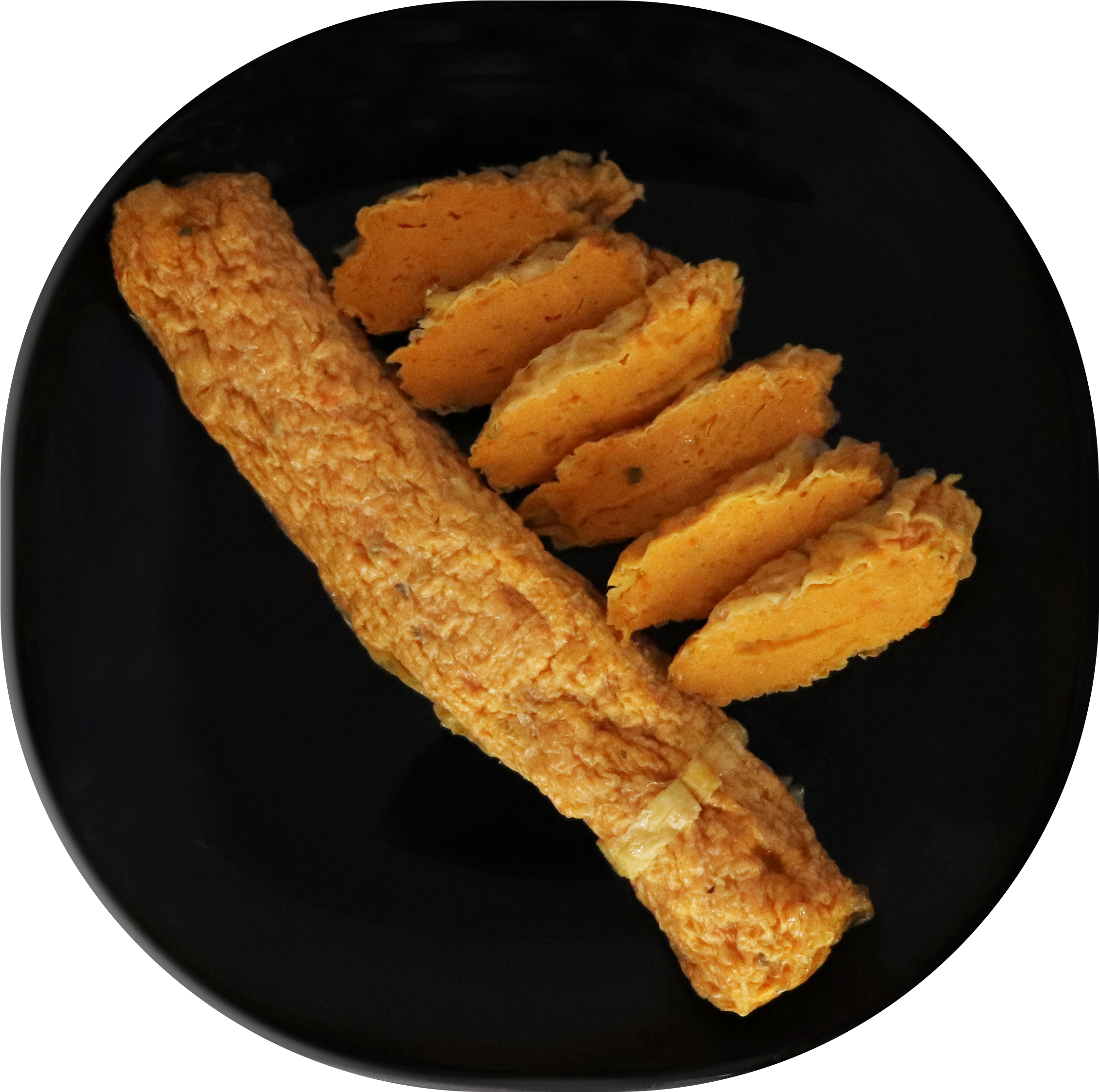 Jumbo Golden Fish Roll - Fast Food (2524x2502), Png Download