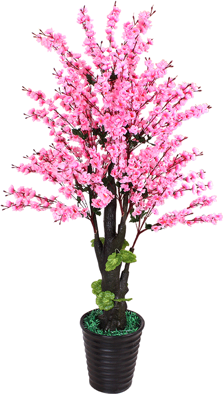 False Peach Flower Simulation Plant Floor Pot Peach - Peach Blossom Flowers Tree Png (800x800), Png Download