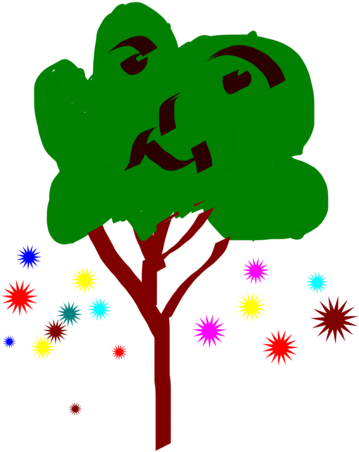 Flower Tree Computer Icons Plant Stem Petal - Illustration (530x750), Png Download