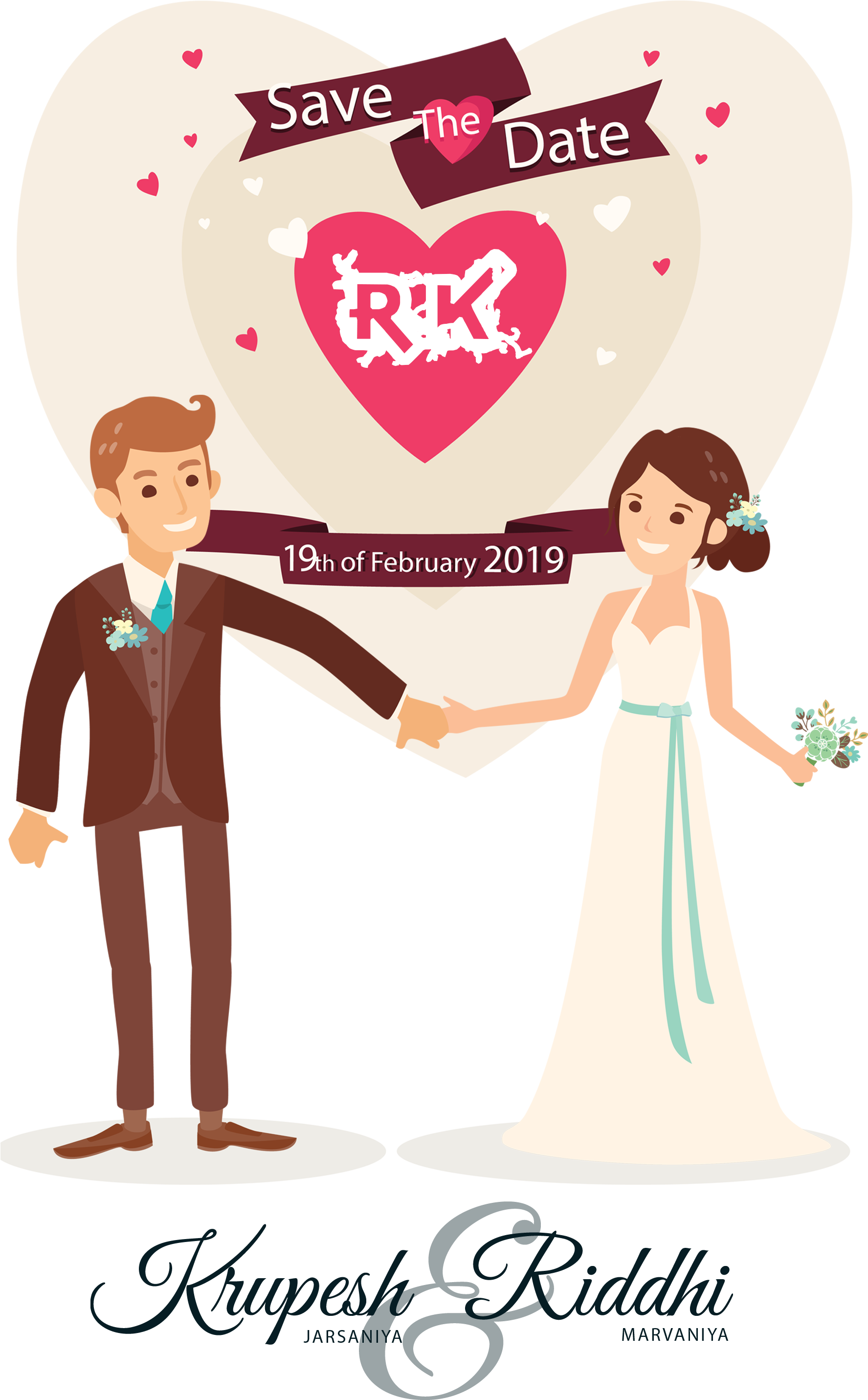 Event Image - Wedding Anniversary Card With Name (1774x3296), Png Download