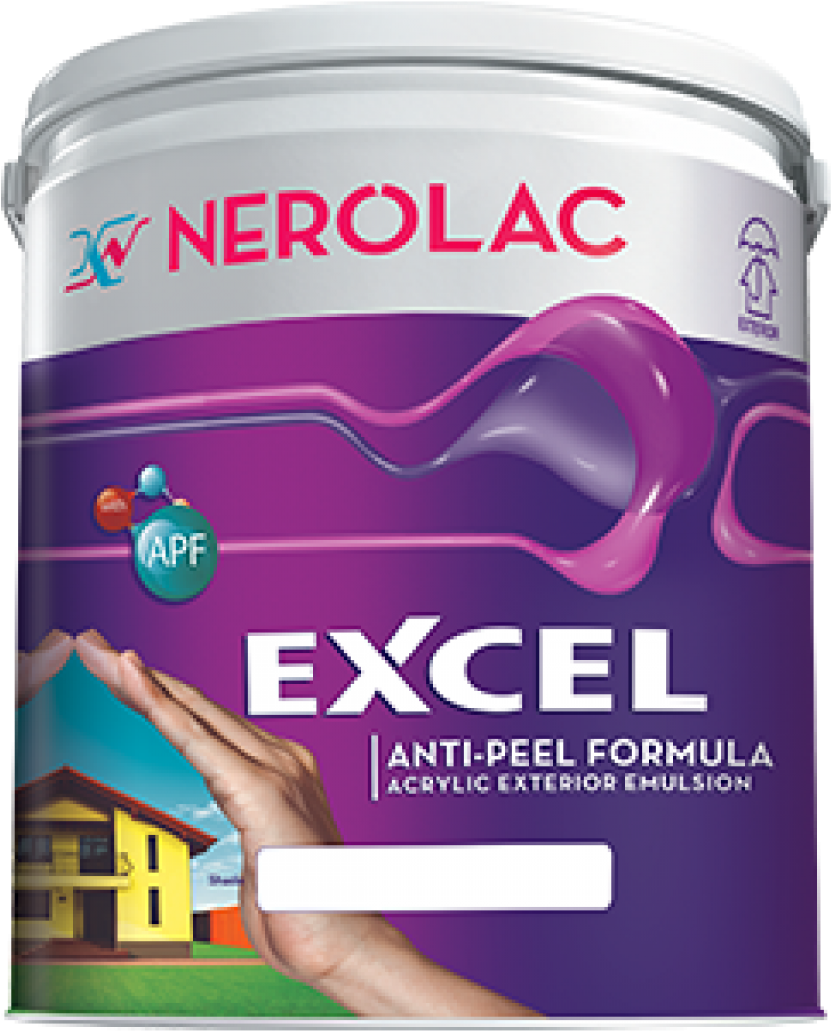 Nerolac Excel Anti-peel Acrylic Exterior Emulsion Is - Nerolac Excel Mica Marble (960x1077), Png Download