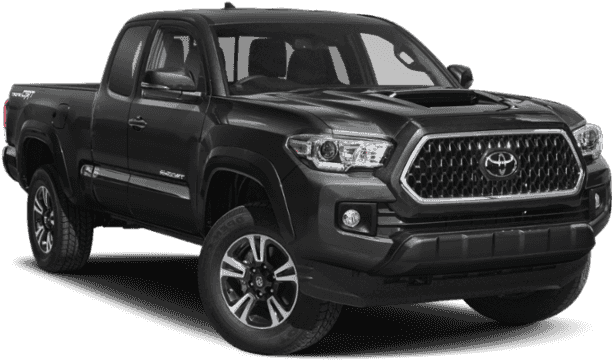 New 2019 Toyota Tacoma Trd Sport - Black Toyota Tundra 2018 (640x480), Png Download
