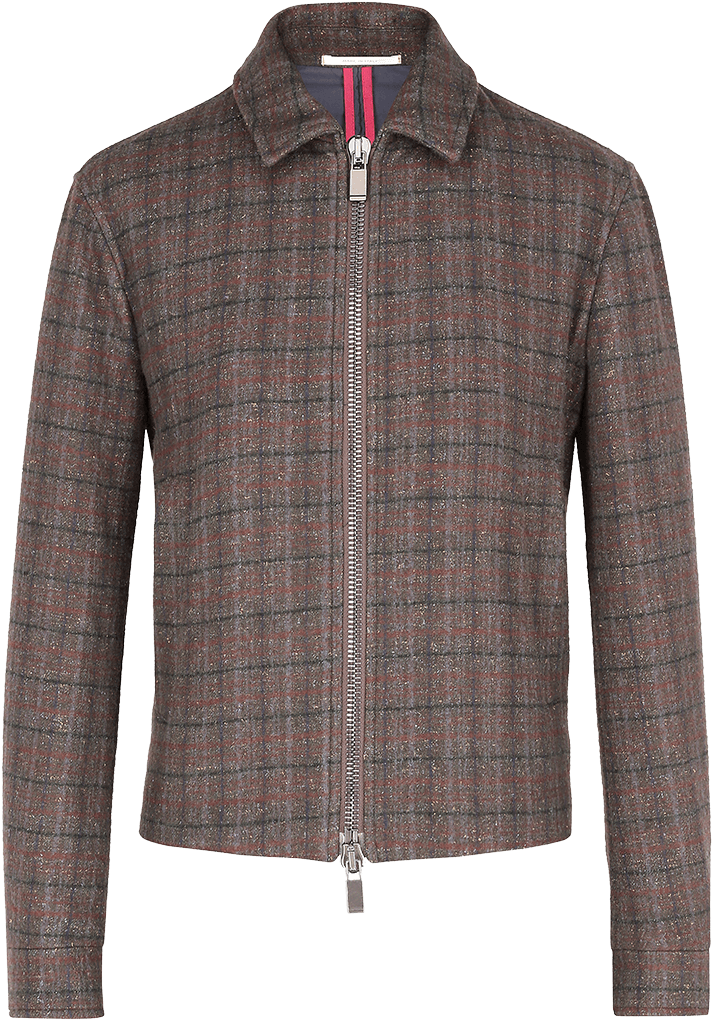 Rainproof Wool And Silk Blouson - Knit Twill Sculpted Jacket Theory (960x1440), Png Download