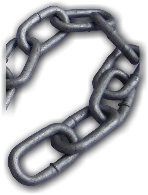 Chain Ch05 8mm Galvanised - Chain (511x671), Png Download