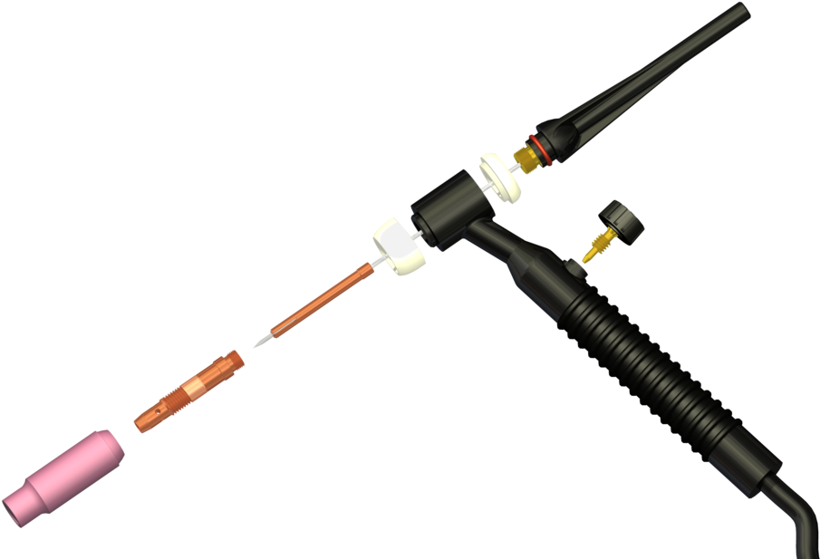Step / Iges,autodesk Inventor,autodesk Inventor - Parts Of Tig Welder (960x639), Png Download
