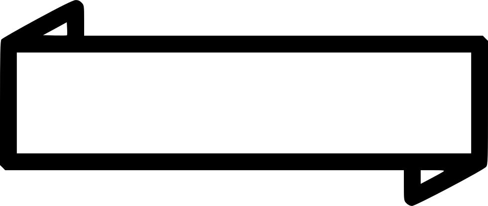 Ribbon Offer Discount Tag Label Shopping Coupon Comments - Monochrome (980x414), Png Download