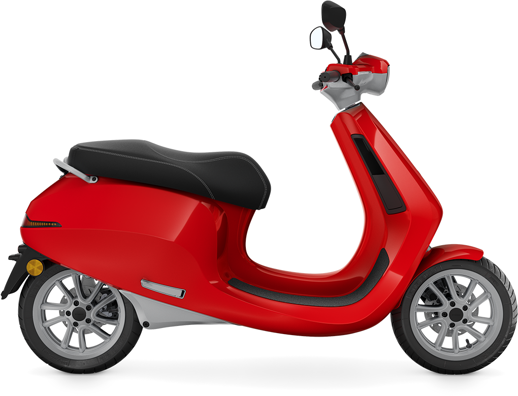 Electric - Etergo Appscooter (1078x779), Png Download