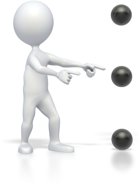 3d Man Ranking - Bullet Points Clip Art (530x669), Png Download
