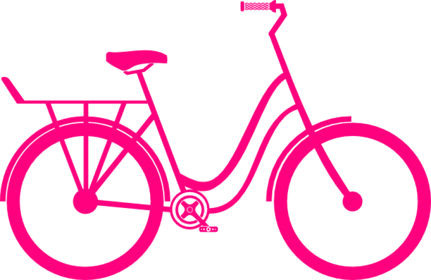 Free Png Download Pink Bike Png Images Background Png - Pink Bike Clipart (850x552), Png Download