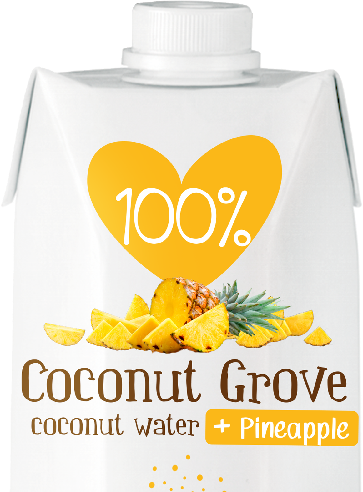 Coconut Grove Pineapple 1l - Pomelo (1925x1795), Png Download