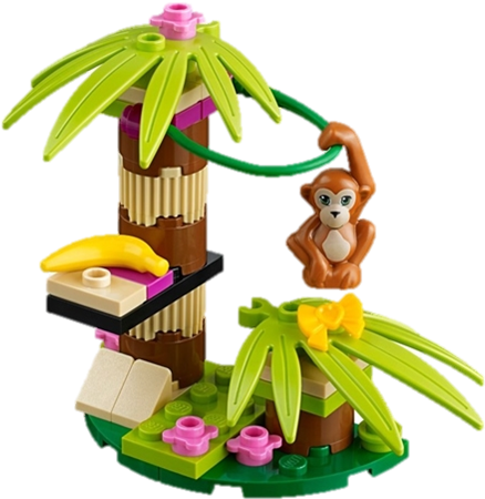 41045 Orangutan's Banana Treelego Lego Lego Lego - Lego 41045 (797x452), Png Download