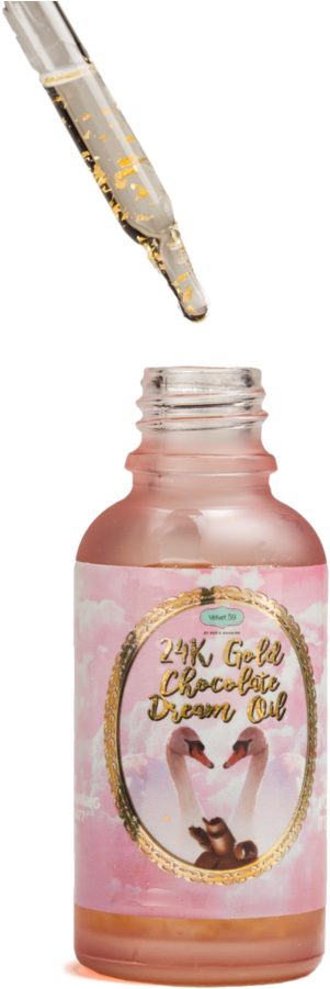 24k Gold Chocolate Dream Oil - Cosmetics (760x1063), Png Download