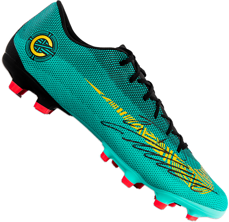 Cristiano Ronaldo Signed Nike Cr7 Mercurial Superfly - Nike Mercurial Cristiano Ronaldo (870x890), Png Download