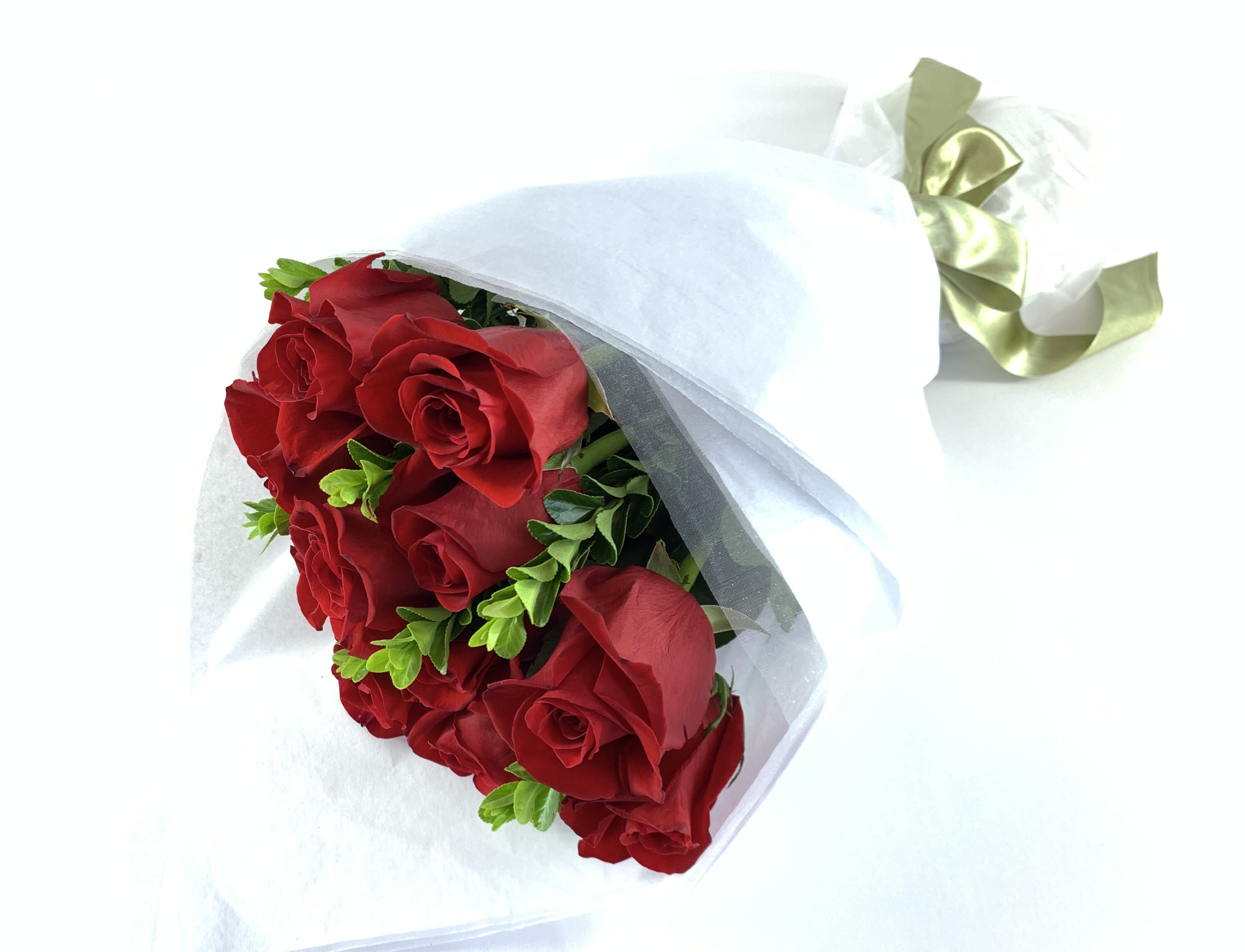 Classic Valentine's Bouquet - Garden Roses (3024x3024), Png Download