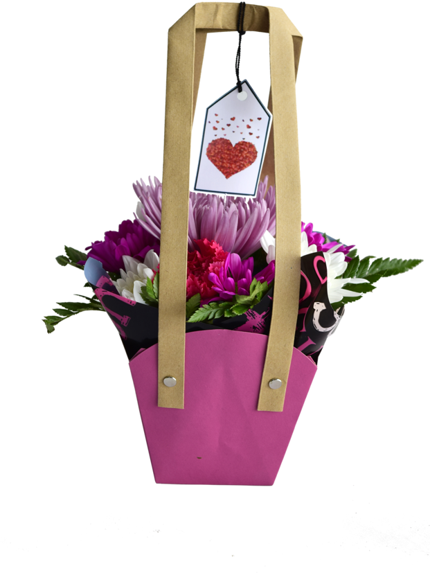 Valentine's Day Gift Arrangement - Bouquet (620x929), Png Download